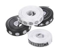 Yardwe Ruban Frisé en Polyester 10mm Impression de Ballon de Volleyball, Tissu Serré et Lavable, Lot de 4 Set de Set de Rouleaux pour Emballage Présent et Loisirs Créatifs Sportifs