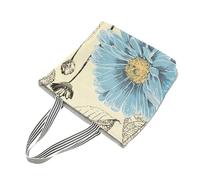 Yardwe Sac Fourre-tout Toile Capacité Importante Style Ethnique Décontracté Sac de Shopping Réutilisable pour Femmes Pratique pour Voyage et Usage Quotidien