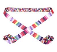 Yardwe Sangle de Transport pour Tapis de Yoga à Motifs Numériques Colorés Légère et Antidérapante Réglable pour Tapis Enroulé pour Yoga et Fitness en Extérieur Pratiques et Polyvalentes