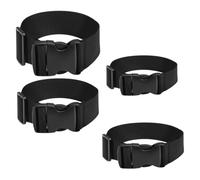 Yardwe Sangles De Bagages Et Paquet Banane Réglables en Nylon, Lot 4 Pièces, Largeurs 2 Cm à 5 Cm, Fixations Robustes pour Voyage Et Randonnée, Extension Pratique pour Paquet à Dos Et Valises