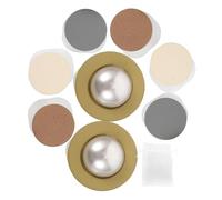 Yardwe Séparateurs D'orteils Verts en Silicone 8 Pièces Séparateurs D'ongles D'orteils Confortables et Portables pour Pédicure pour Salon et Routine Beauté, Femmes
