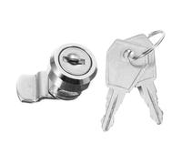 Yardwe Serrure à Came en Alliage de Zinc pour Caisse et Boîtier 4u | Acier Inoxydable, Finition Argenté, Protection Fiable, Installation Facile, Usage Polyvalent pour Appareils de Sécurité