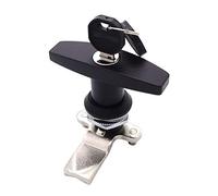 Yardwe Serrure À Poignée De Type T Étanche Pour Armoire Électrique Verrouillage À Came Pour Boîte À Outils Remorques Camping-Cars Armoires De Commande 3.07 X 2.56 X 0.91 in