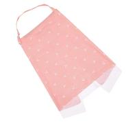 Yardwe Serviette D'allaitement Multifonctionnelle Rose en Coton Léger Voile Respirant pour Poussette Bébé et Allaitement en Extérieur