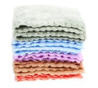 Yardwe Serviettes de Bain en Coral pour Bébé 10Pcs Serviettes Absorbantes Matériau Respirant Bain Visages