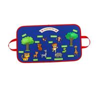 Yardwe Set de Éducatif Feutre avec Animaux pour Garçon Fille Tableau Histoires Réutilisable et Doux Kit Créatif pour Développer la Motricité et Imagination des Tout Petits