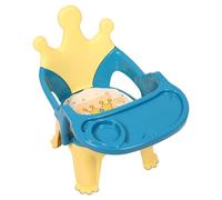 Yardwe Siège d'appoint pour tout-petits avec chaise musicale Siège pour bébé avec plateau amovible Chaise haute d'appoint pour la cuisine et l'alimentation de la crèche