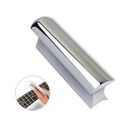 Yardwe Slide de Guitare en Acier Inoxydable Chromé, Barre de Tonalité Hawaïenne Concave, Accessoire Professionnel pour Guitares Acoustiques et Électriques, Instrument à Cordes