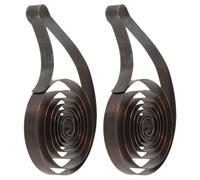 Yardwe Solution Complète Ressorts Métalliques en Acier 2pcs pour Réparation et Entretien pour Mécanisme D'horloge Mécanique de Réveils Mécaniques Vintage