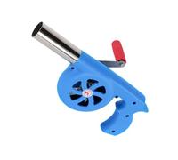 Yardwe Soufflet de Feu Manuel ABS et Acier pour Barbecue Extérieur Ventilateur à Manivelle Pratique pour Camping Grill et Pique- Accessoire Souffleur Air Portable pour Braises et Feu