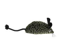 Yardwe Souris Peluche Interactive pour Chats Jouet Doux Et Résistant Amusement à Intérieur Renforce Activité Physique Et Mentale des Animaux