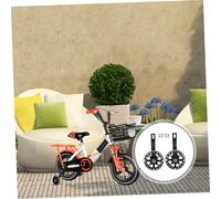Yardwe Stabilisateurs pour Vélo Garçon et Filles Roues d'Entraînement Silencieuses Support Ajustable en Acier au Carbone 12 Cm Sécurité Accrue Accessoires pour Apprentissage du Vélo