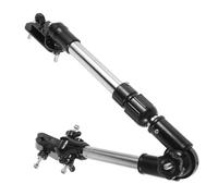 Yardwe Support de Parapluie pour Vélo Électrique Support de Parapluie Réglable Noir Fixation Robuste Adapté à Vélos et Poussettes