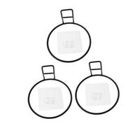 Yardwe Support Muraux pour Gamelles pour Animaux de Compagnie 3Pcs Support Fixe Antidérapant Conception sans Perforation pour Chiens et