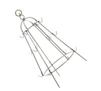 Yardwe Support Suspendu pour Barbecue en Acier Inoxydable Grille de Cuisson avec Crochet Taille Petite Adapté pour Camping et Sorties en Plein Air Accessoire Extérieur Solide