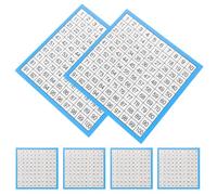 Yardwe Table Mathématique Double Face 1-100 en Papier, 10 Feuilles pour Écriture et Comptage Continu, Matériel Pédagogique pour Écoles et Classes
