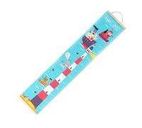 Yardwe Tableau De Croissance Mural Garçon Et Filles Décor Nordique Hauteur Réglable Tissu Solide Motif Phare Suspendu Pratique Pour Chambre Bébé