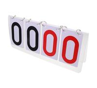 Yardwe Tabletop Portable Scoreboard Manual Flip Score Keeper for Two Teams Basketball Soccer Tennis Volleyball