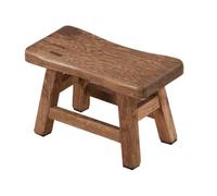 Yardwe Tabouret en Bois Léger et Antidérapant pour Garçon Fille, Tabouret Stable Quatre Pieds pour Chambre ou Salon, Meuble Simple et Polyvalent