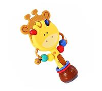Yardwe Tambour Musical Rattle pour Garçon Fille Lumières et Ventouse Éducatif Sécurisé pour Garçons et Filles Développe Coordination et Talent Musical pour Moments de Jeu