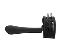 Yardwe Tambourin à Clochettes Double Rangée Mini Instrument de Musique Portable Grelots Métalliques Percussion à Main Légère pour Cours de Musique Fêtes et Improvisations Musicales