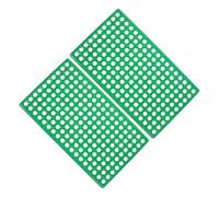 Yardwe Tapis de Cage pour Animaux 2PCS en Plastique avec Trous Ronds, Ventilation, Drainage et Fuite des déchets, pour enclos Lapin, élevage de Lapins, Chinchilla et Hamster