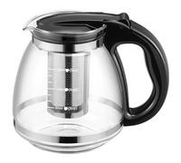 Yardwe Théière en verre borosilicate avec infuseur, 1500 ml avec passoire en verre pour thé en vrac