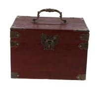 Yardwe Tirelire Bois Vintage Coffre Trésor avec pour Garçon Fille et Adultes Boîte Rangement Bijoux et Style Rétro Compact et Cadeau Anniversaire Garçon Fille