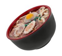 Yardwe Tirelire Forme de Bol de Ramen Tirelire Faux Aliments Modèle Réaliste pour Garçon Fille Décoration Amusante pour Anniversaire Pot à Multifonctionnel pour Maison Bureau
