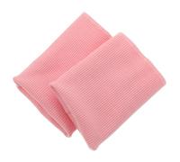Yardwe Tissu Côtelé Rose en Polyester pour Poignets de Sweat-shirt et | Bord Côtelé sans Couture, Usage Couture Rapide, Compatible Vêtements Garçon Fille et Activités Quotidiennes