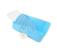Yardwe Toilettes pour Bac à Litière Grillagé Anti-Renversement Compact 1 Pièce pour et Cochons d'Inde Couleur