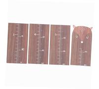 Yardwe Toise En Bois Pour Garçons Et Filles Décoration Murale Mesure De La Taille Des Enfants Installation Facile Décoration Amusante