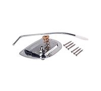Yardwe Tremolo Bridge Tailpiece For Jazz Master Guitar Adjustable Top Loading Design Durable Replacement Part For And Classic Electric Guitars