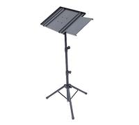 Yardwe Trépied De Projecteur Et Support pour Ordinateur Portable Hauteur Et Plateau Inclinable Base Stable pour Utilisation sans Vibrations
