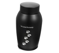 Yardwe Urne Funéraire pour Animaux Acier Inoxydable Cendrier De Souvenir pour Et Chiens Contenant Durable pour Cendres De pour Mémoire Éternelle