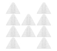 Yardwe Verrou de Sécurité Serrure D'armoire Adhésive sans Perçage Garçon et Filles 10 Pièces Abs, Blanc pour Portes Coulissantes pour Placards et Portes-fenêtres