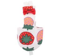 Yardwe Vêtements pour Oiseaux de Compagnie en Coton Rouge, Combinaison de Vol Réutilisable Facile à Habiller pour Perroquets, Accessoires Charmants pour Oiseaux Couleur Couleur Aléatoire