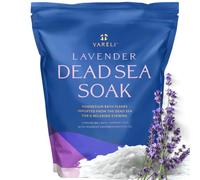 Yareli Dead Sea Bath & Foot Soak, Lavender Magnésium Bath Sel Flakes, Stronger Alternative to Epsom Salt 5 lbs