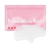 Yargkos 3 Pcs Patchs rides frontales réutilisables, patch anti-rides pour ridules, masque hypoallergénique éliminateur de rides, bande de silicone visage pour réducteur de rides
