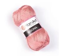 Yarn Art Begonia Yarn 100% coton Pure Premium Soft Cotton Yarn pour tricot Crochet et Amigurumi Diverses pastel et couleurs brillantes fil Baby Y
