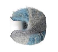 Yarn for Crochet - Wool Acrylic Blend, 2 x 100 g Long Polaire Soft Cord, Gradient Crafts Thread | Multi Color Knitting Fiber for Enthusiasts Quilting Fabric Repair Scarf Making Art Creation Supplies