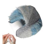 Yarn For Crocheting - Wool Acrylic Blend Gradient Art Thread 2 X 100g Long Pile Soft Fiber, Knitting Material, Craft Supply | Yarn For Enthusiasts Hobbists Embroidery Work Fabric