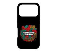 Yarn Hoarder Chaos Mode Funny Knitting Crochet Coque pour iPhone 17 Pro