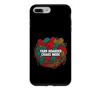 Yarn Hoarder Chaos Mode Funny Knitting Crochet Coque pour iPhone 7 Plus/8 Plus