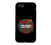 Yarn Hoarder Chaos Mode Funny Knitting Crochet Coque pour iPhone SE (2020) / 7/8