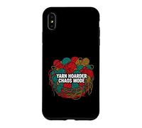 Yarn Hoarder Chaos Mode Funny Knitting Crochet Coque pour iPhone XS Max