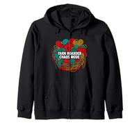 Yarn Hoarder Chaos Mode Funny Knitting Crochet Sweat à Capuche