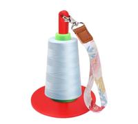Yarn Holder Spinner - Rotating Yarn Keeper - Wrist Strap - Smooth Wooden | Crochet Yarn Organizer Knitting Sewing Crafting Embroidery Christmas Outdoor Travel Table Room Indoor Home
