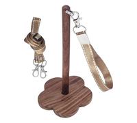 Yarn Minder - Spinner à fil à tricoter, manchette avec support en bois, support pour balles, outil démêlant, station de contrôle des boules en fibre, organisateur d'artisanat | accès