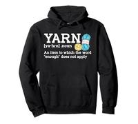 Yarn Noun Un Article auquel Le Mot Enough ne s'applique Pas Sweat à Capuche